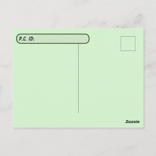 Postüberquerung - Bild einer Löwe Postkarte (Rückseite)