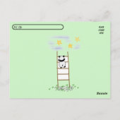 Postüberquerung Bild eines Riesenpanda Postkarte (Rückseite)