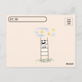 Postüberquerung Bild eines Riesenpanda Postkarte (Rückseite)