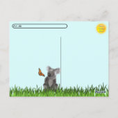 Postüberquerung - Bild von Koala Postkarte (Rückseite)