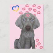 Postüberquerung - Brooklyn, die Hundeküsse Postkar Postkarte (Vorderseite)