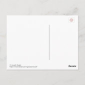 Postüberquerung - Brotaufkleber für Feinschmecker Postkarte (Rückseite)