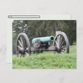 Postüberquerung Canon Postkarte (Vorne/Hinten)