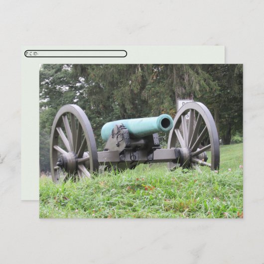 Postüberquerung Canon Postkarte (Vorne/Hinten)