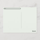 Postüberquerung Canon Postkarte (Rückseite)