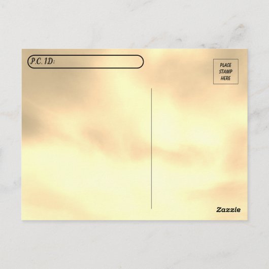 Postüberquerung - Das Schwarze Pferd - John Athert Postkarte (Rückseite)