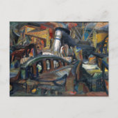 Postüberquerung - Der Hafen von Josef Presser Postkarte (Vorderseite)