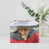 Postüberquerung der Hexenkarte Postkarte (Stehend Vorderseite)