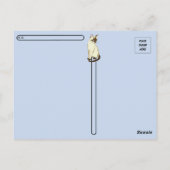 Postüberquerung - Die Siamische Straße - Katzenpos Postkarte (Rückseite)