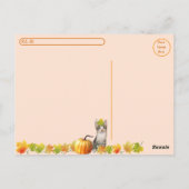 Postüberquerung - Erntedank des Schweineschops - K Postkarte (Rückseite)