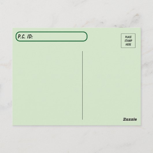 Postüberquerung - Florida Cottonmouth im Sumpf Postkarte (Rückseite)