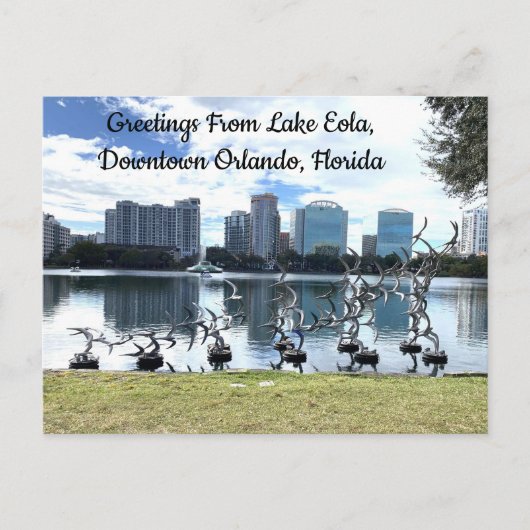 Postüberquerung - Grüße aus Orlando, Florida Postkarte (Vorderseite)