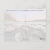 Postüberquerung Kenai Fluss - Postkarte (Rückseite)