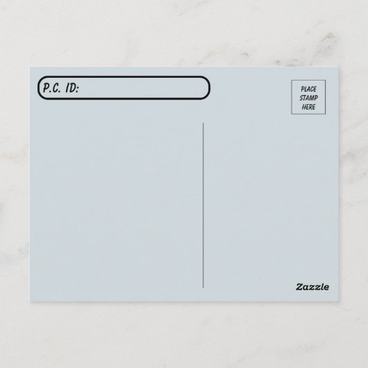 Postüberquerung - New York Skyline Postkarte (Rückseite)