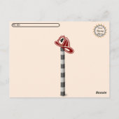 Postüberquerung - Niedliche Katzenpostkarte - Feue Postkarte (Rückseite)