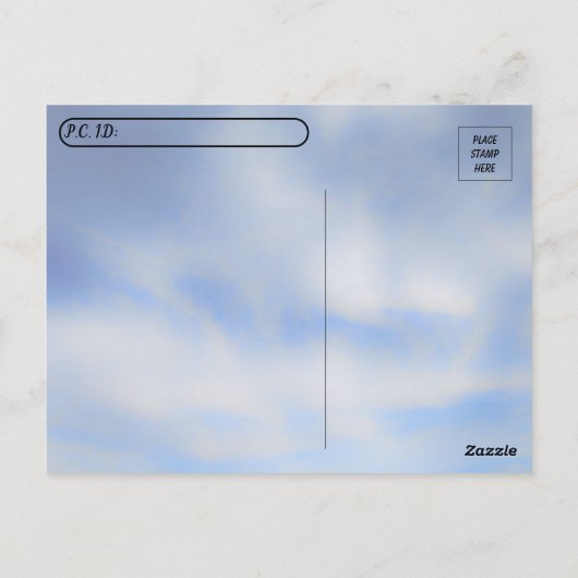 Postüberquerung - Radfelder mit Zypressen Van Gogh Postkarte (Rückseite)