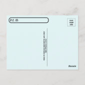 Postüberquerung - Reise durch Stagecoach Kunstmuse Postkarte (Rückseite)