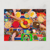 Postüberquerung Taco Fiesta Postkarte (Vorderseite)