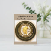 Postüberquerung, Uhr Postkarte (Stehend Vorderseite)