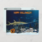 Postüberquerung - unter MeeresHalloween Postkarte (Vorne/Hinten)