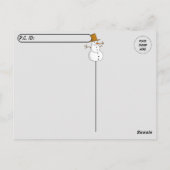 Postüberquerung - Vermonts SchneeWinter in B&W Postkarte (Rückseite)