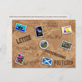 Postüberweisung - Postkarte (Vorne/Hinten)