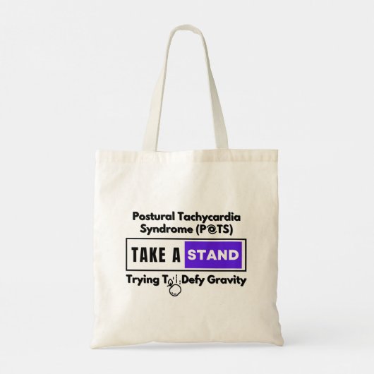 Postural Tachykardie Syndrom (POTS) Defy Gravity Tragetasche (Rückseite)