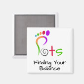 Postural Tachykardie Syndrom (POTS) Magnet (Vorderseite/Rückseite)