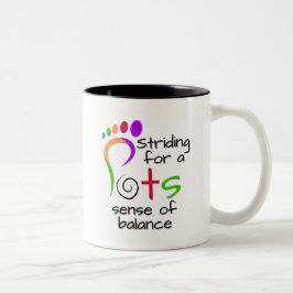 Postural Tachykardie Syndrom (POTS) Zweifarbige Tasse