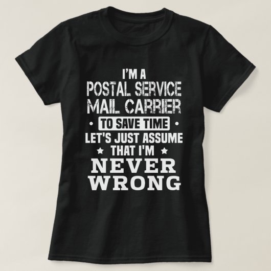 Postversandspediteur T-Shirt (Design vorne)
