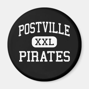 Postville - Piraten - Highschool - Postville Iowa Magnet