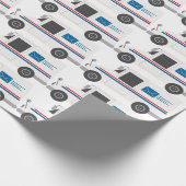 Postwagen Geschenkpapier (Ecke)