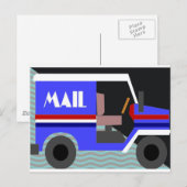 Postwagen Postkarte (Vorne/Hinten)