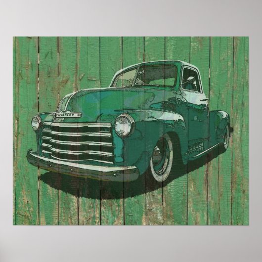 Postwar Chevy Lieferwagen Poster (Vorne)