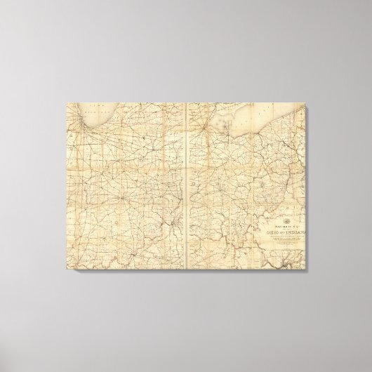 Postweg Ohio Leinwanddruck (Vorderseite)