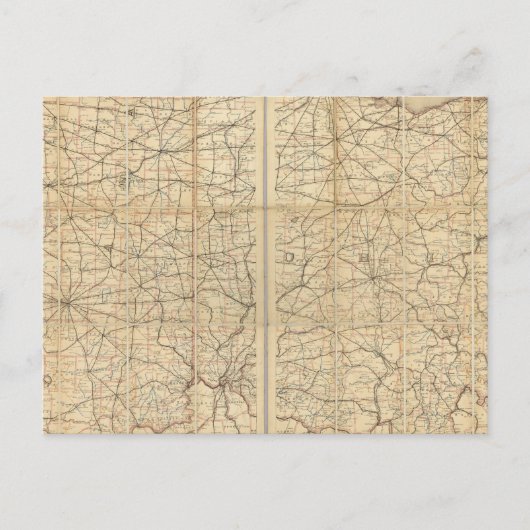 Postweg Ohio Postkarte (Vorderseite)