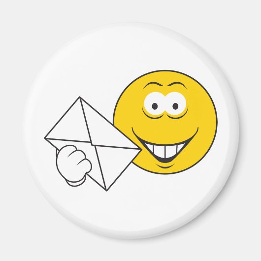 Postzusteller Gesicht Magnet (Vorne)