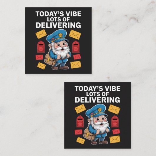 Postzusteller-Gnome Mail Treuekarte (Vorne/Hinten)