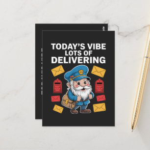 Postzustellergnome Post Postkarte
