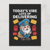 Postzustellergnome Post Postkarte (Vorderseite)