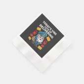 Postzustellergnome Post Serviette (Ecke)