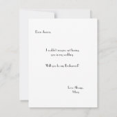 Posy Garden | Bridesmaid Einladung (Rückseite)