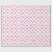 Posy Sprig in Pink Geschenkpapier (Flach)