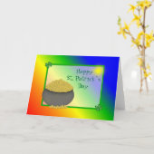 Pot `A Gold Karte (Gelbe Blume)