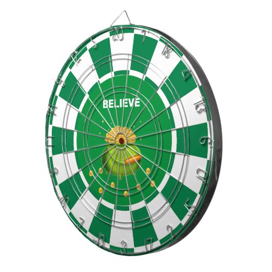 Pot aus Gold und Text Dartscheibe (Vorderseite rechts)