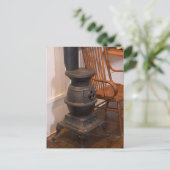 Pot Bly Stove Postkarte (Stehend Vorderseite)