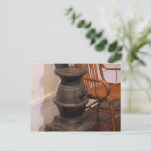 Pot Bly Stove Postkarte (Stehend Vorderseite)