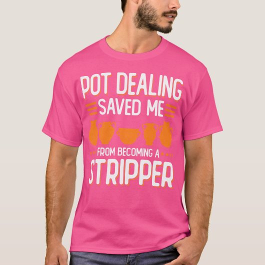Pot Dealing Rettete Me Funny Keramik Artist Potter T-Shirt (Vorderseite)