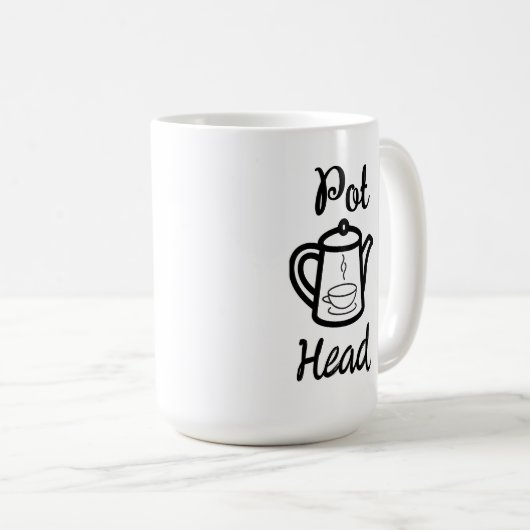 Pot Head - Coffee Funny Coffee Combo Tasse (VorderseiteRechts)