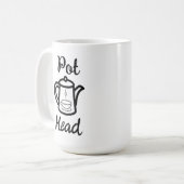 Pot Head - Coffee Funny Coffee Combo Tasse (Vorderseite Links)